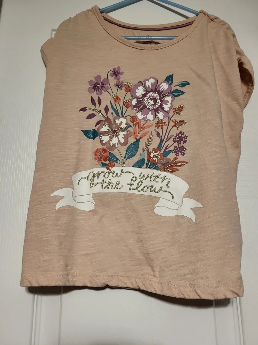 Haute Hippie Floral Leggings Set - Cream & Mauve